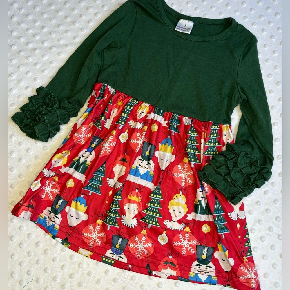 Girls Nutcracker Xmas Dress